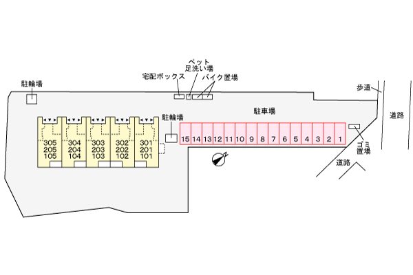 アルモニー 配置図です。