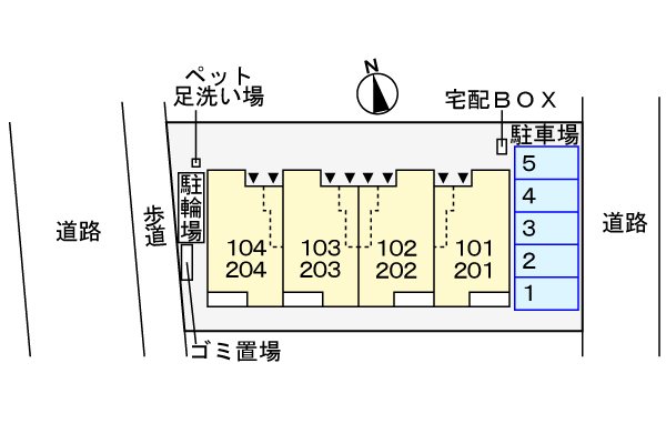カリーノ8 見取り図です。