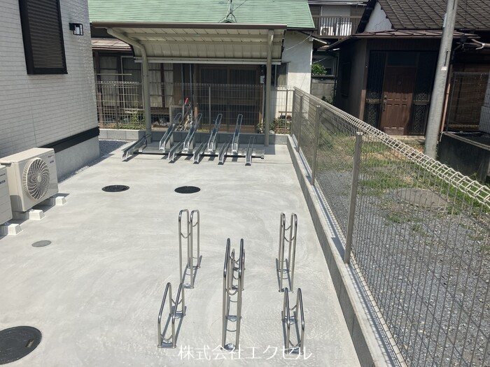 Dアセット栄町 駐輪場です。