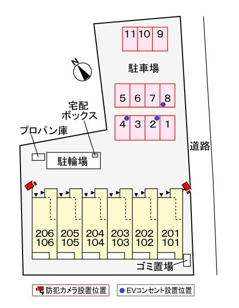 エールトロワ 配置図です。
