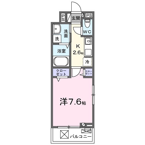 クレメントガーデン5 単身さんにオススメの間取りです。
