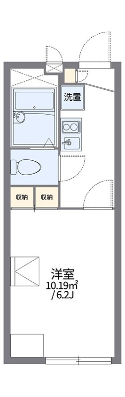 レオパレス上九沢 単身さんにオススメの間取りです。