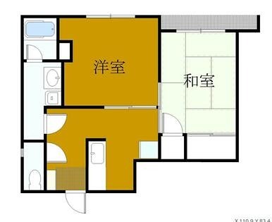 クレールメゾン北野 使いやすい間取りとなっています。