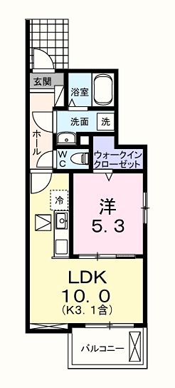 シャンモワノ 新婚さん、ファミリーさんにオススメの間取りです。