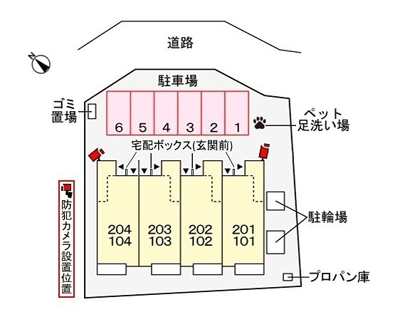 シャンモワノ 見取り図です。