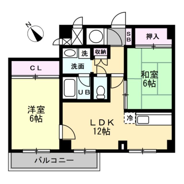 ベルメゾン町田 間取り