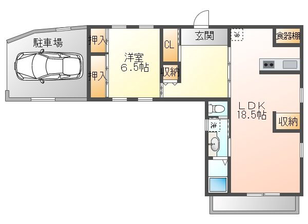 小林コーポ仲町  間取り