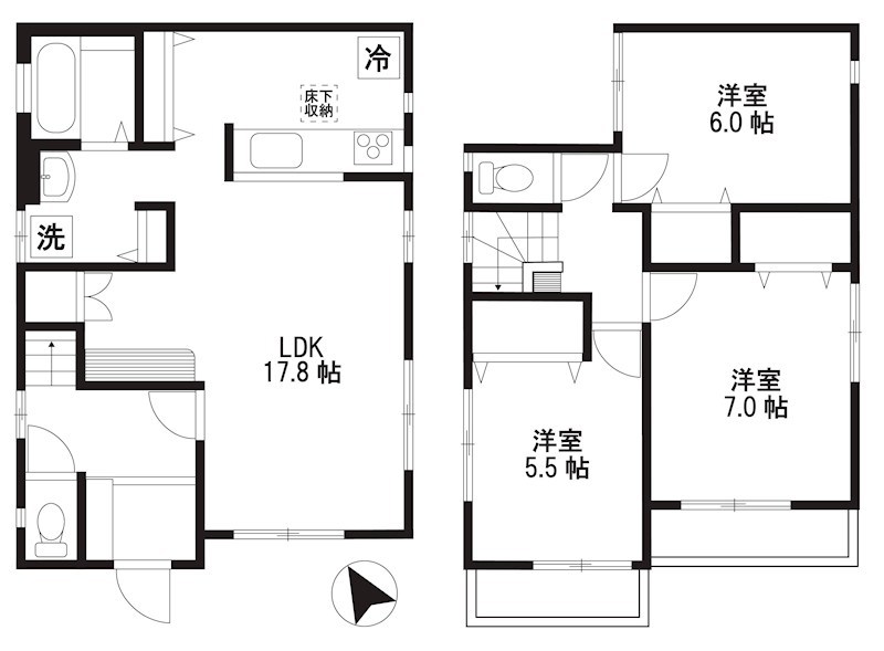 SHUKURA白糸台1号棟 間取り