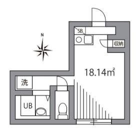 ヴランドール桜ヶ丘 単身者にオススメの間取りです。