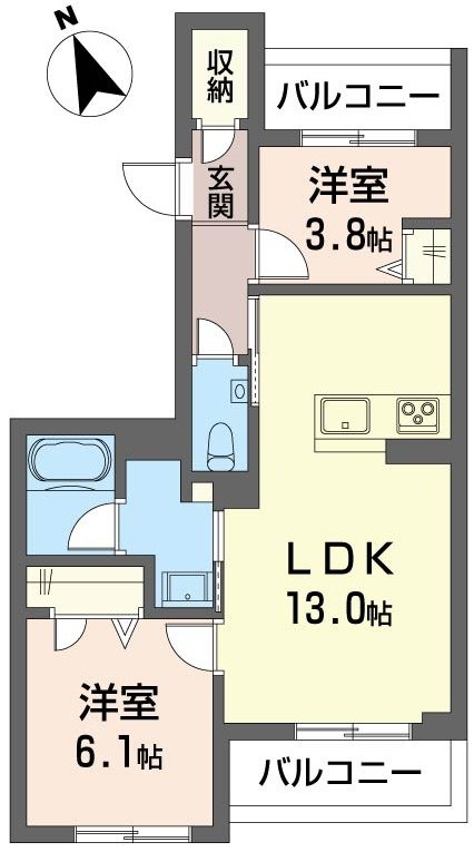 エー　レジデンス 間取り