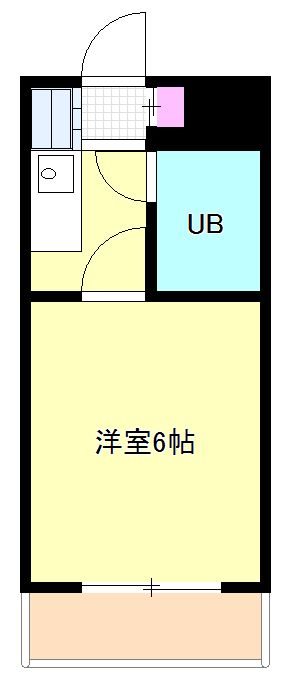 アーバンヒルズ福生 単身者にオススメの間取りです。