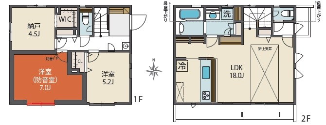 BLOOMING MAISON小平市大沼町4号棟 間取り