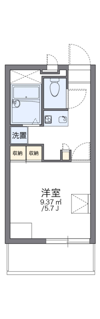 レオパレスエスペランサ分梅 間取り