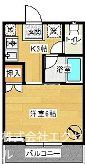 スカイホーク鷹取第8 間取り