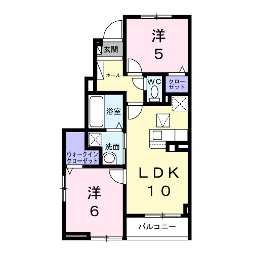 ヴィクトリアガーデン　１ 間取り