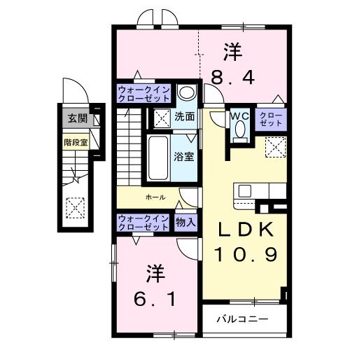 ヴィクトリアガーデン　１ 間取り
