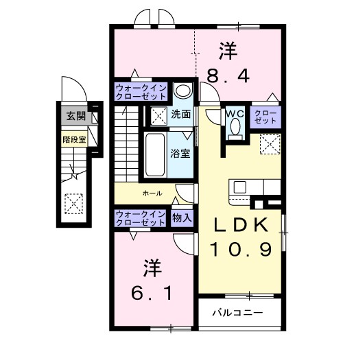 ヴィクトリアガーデン　１ 間取り