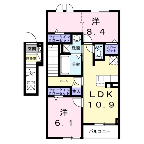 ヴィクトリアガーデン　１ 間取り