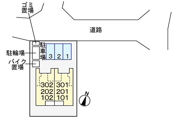 イリーデ 見取り図です。