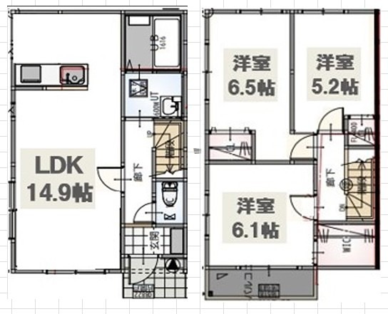 グランソフィア東秋留 間取り