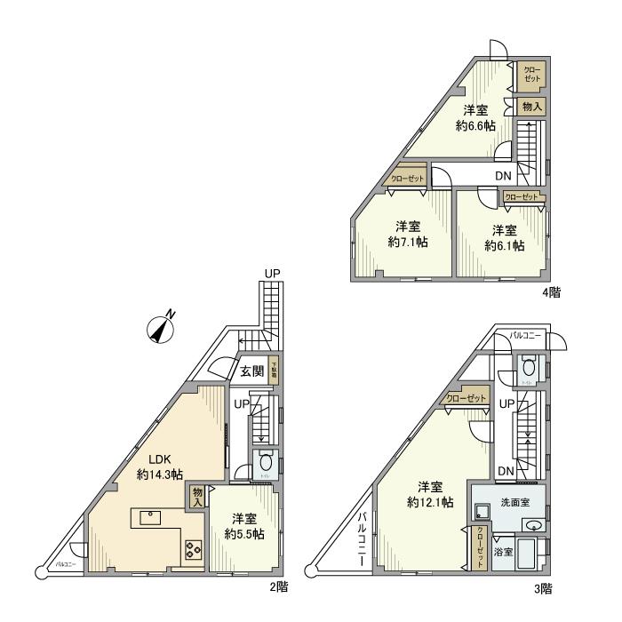 浅間町戸建 間取り