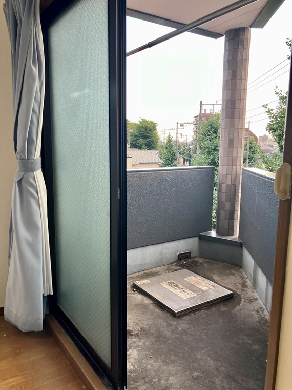 浅間町戸建 ベランダ