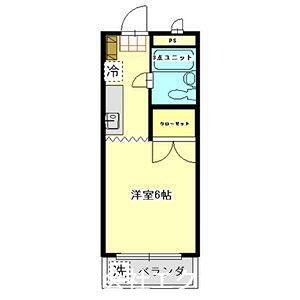 サンハイム石坂 1Kもお部屋です。