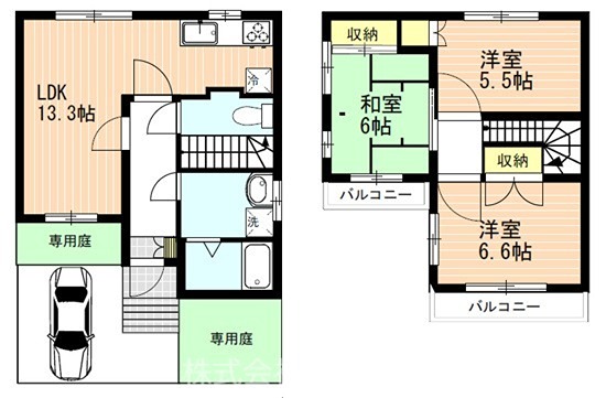 ブリージングタウン百草園 間取り