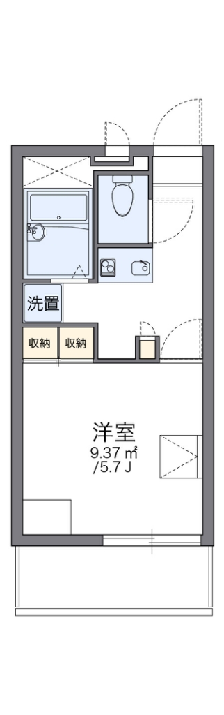 レオパレスエスペランサ分梅 間取り