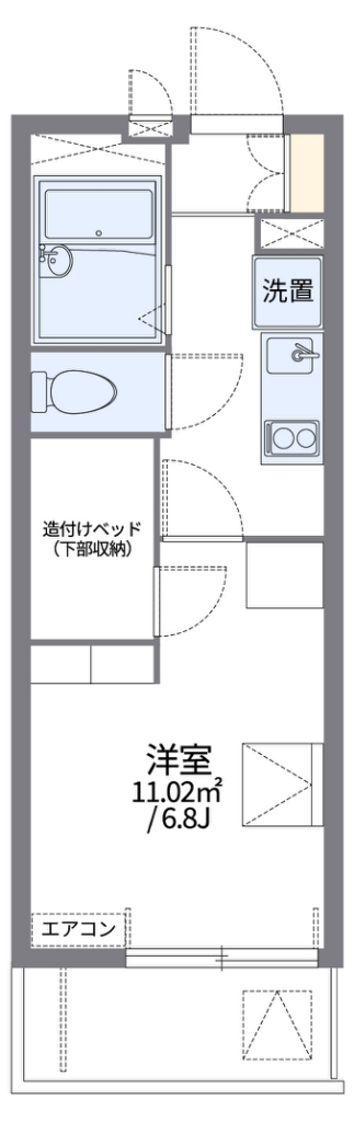 レオパレスフィデリオ 間取り