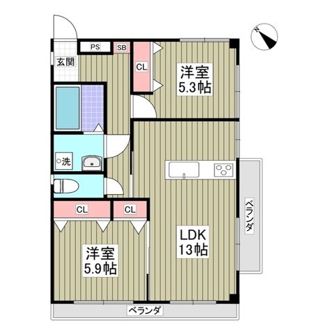 ハイラーク今井 間取り