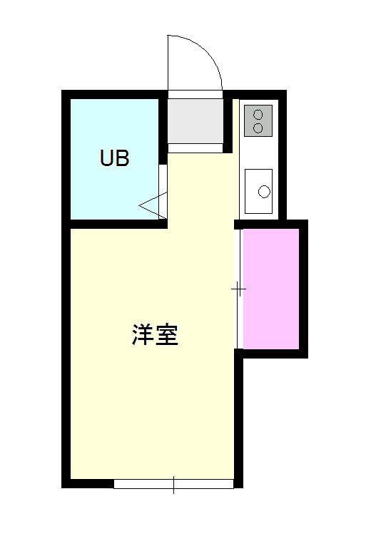 NKハイツ 単身者にオススメの間取りです。