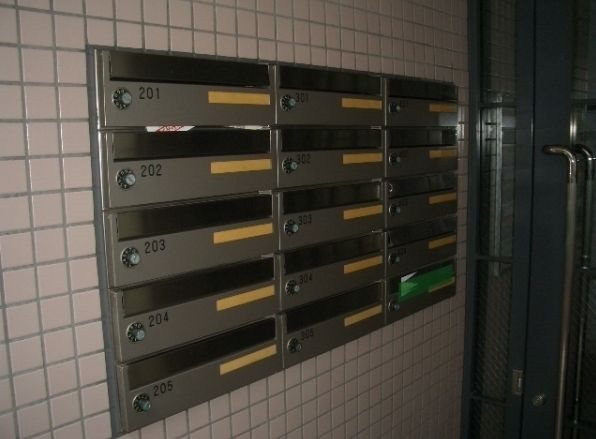 ウィステリアガーデン メールボックスです。