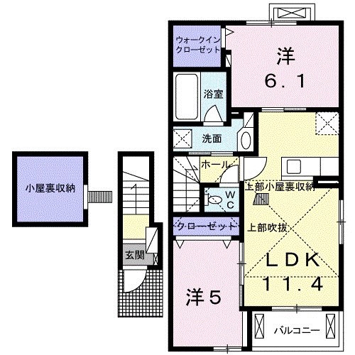 シエロ　ガーデン　Ⅰ 間取り