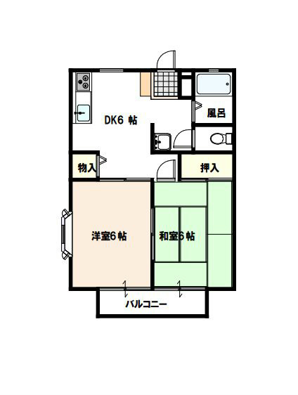 MTサンライズ2  住み分けにも便利な間取りです。