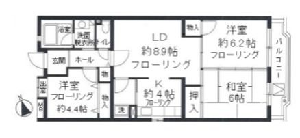 ブランニュー別所１号棟 ファミリーにオススメの間取りです。