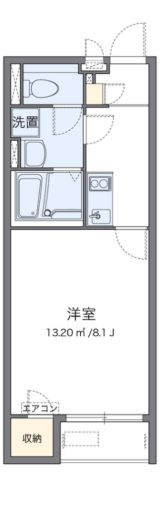 ミランダＴＤレジデンス 代表的な間取のため実際の間取とは異なる場合があります