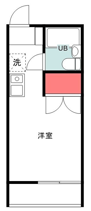 コンフォスタジオ永山  1Rのお部屋です。