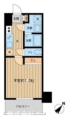 Ｐｒｉｍａｌ　Ｍａｃｈｉｄａ 1Kのお部屋です。
