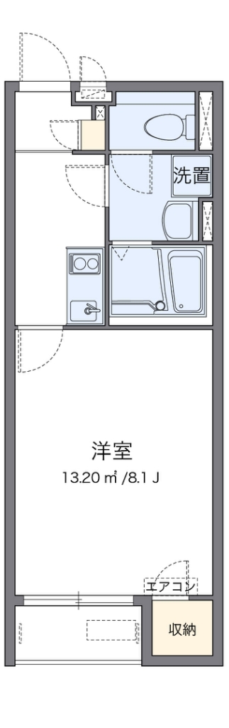 ミランダＴＤレジデンス 代表的な間取のため実際の間取とは異なる場合があります