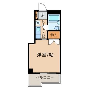 マンション如月 単身者さんにオススメの1Kです。