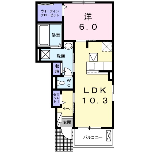 クレストコート 間取り