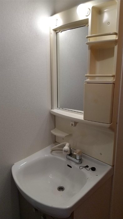 オークスコートＡ 洗面所