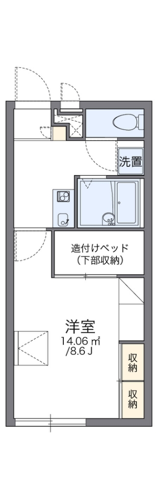 レオパレスアーベントロート 間取り