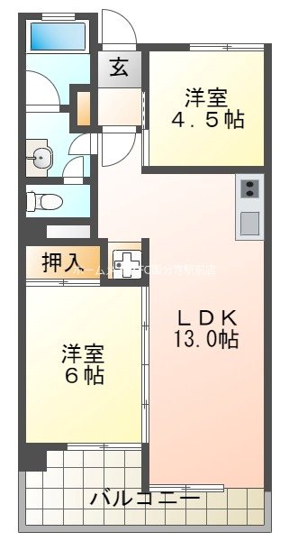 アメニティコウヤマ第3ガーデン  間取り
