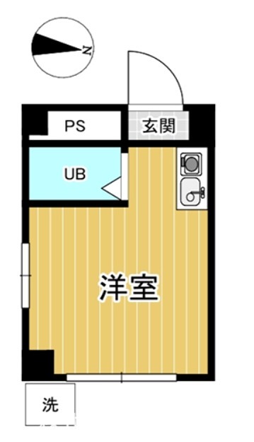 ホワイトヴィラ相模原2 1Rのお部屋です。