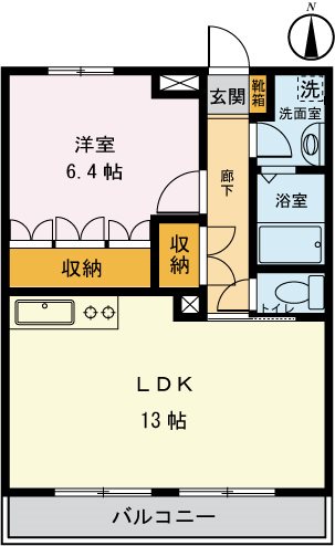 フェリス聖蹟Ⅱ 1LDK