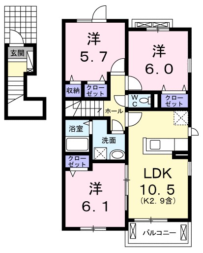 グランボナールⅣ 間取り