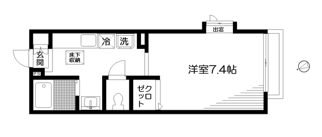 シャトレ北町 間取図