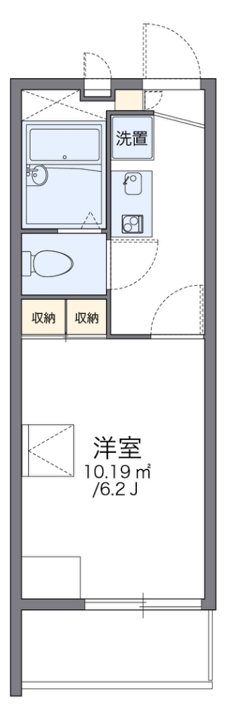レオパレスレオパオラ 間取り